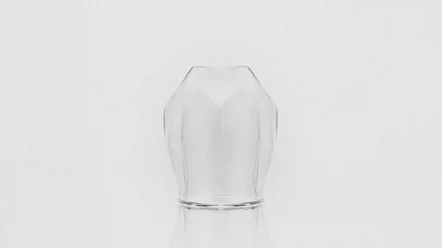 norlan whisky glass feature in clear and vaild-black